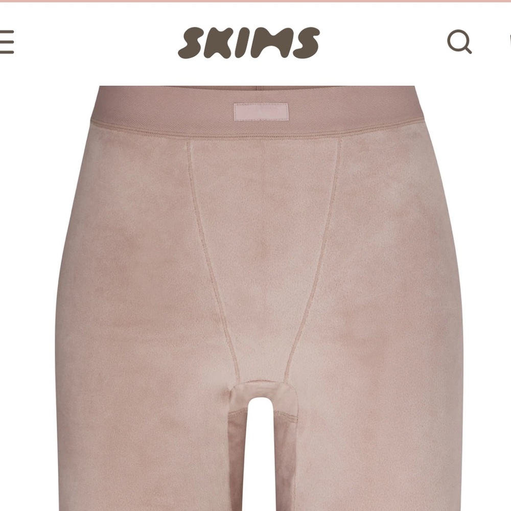 NWT Skims Velour Leggings in Sienna Size S